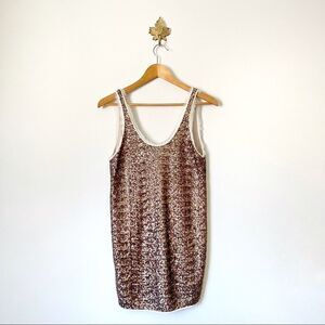 Wilfred Gold Sequin Mini party dress size XS preowned